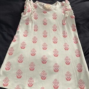The Beaufort Bonnet Company Pink and White Kids Dress